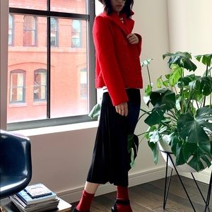 Marc by Marc Jacobs Red PeaCoat 100% wool. Size XS